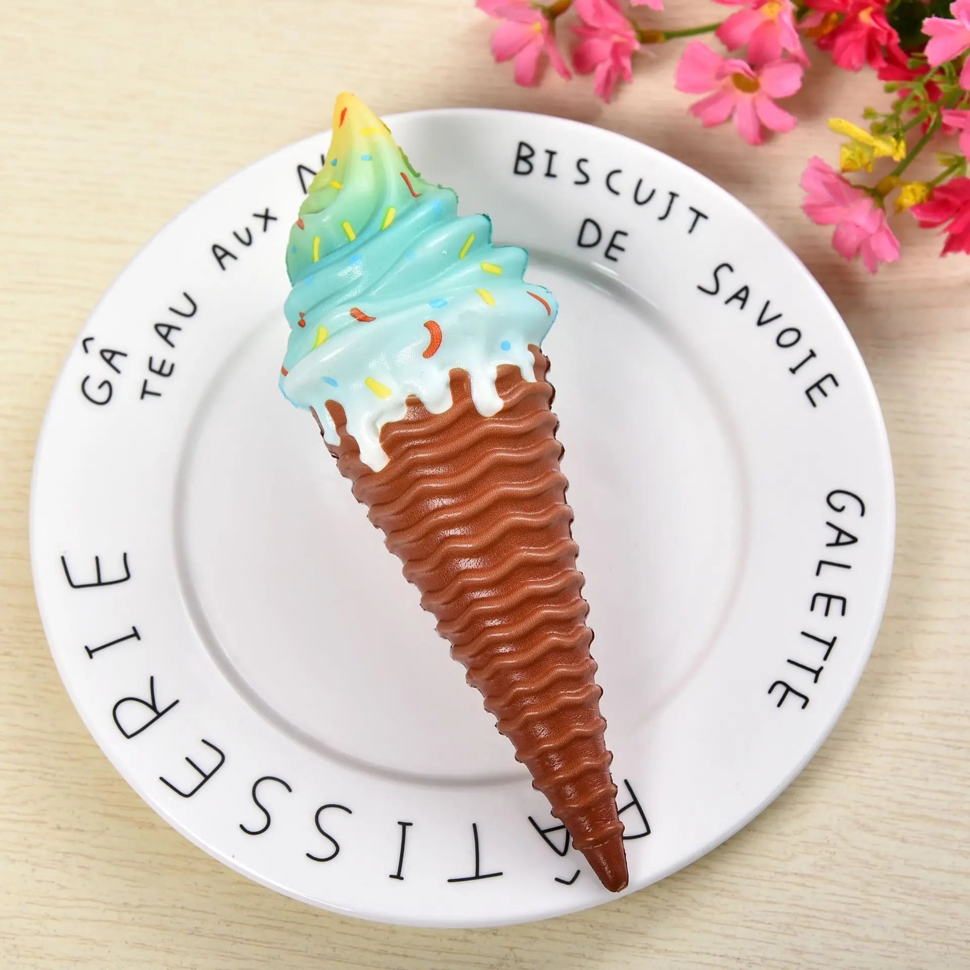 Colorful Ice Cream Squishy Toys for Stress Relief