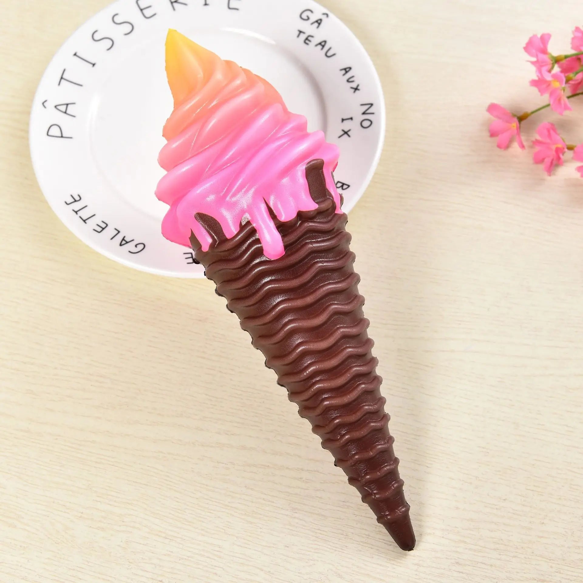 Colorful Ice Cream Squishy Toys for Stress Relief