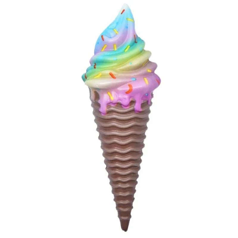 Slow-rising ice cream squishy toys for sensory play