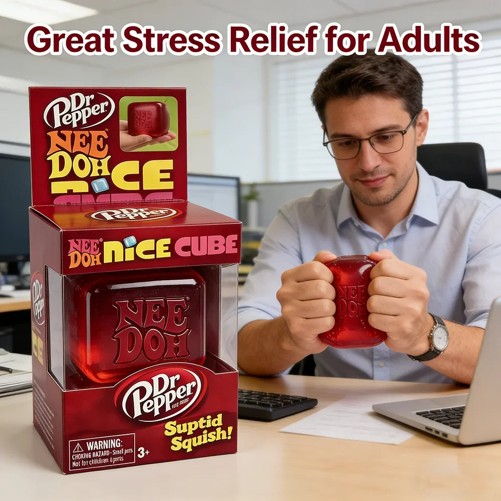 Needoh Dr.Pepper Nice Cube Squishy