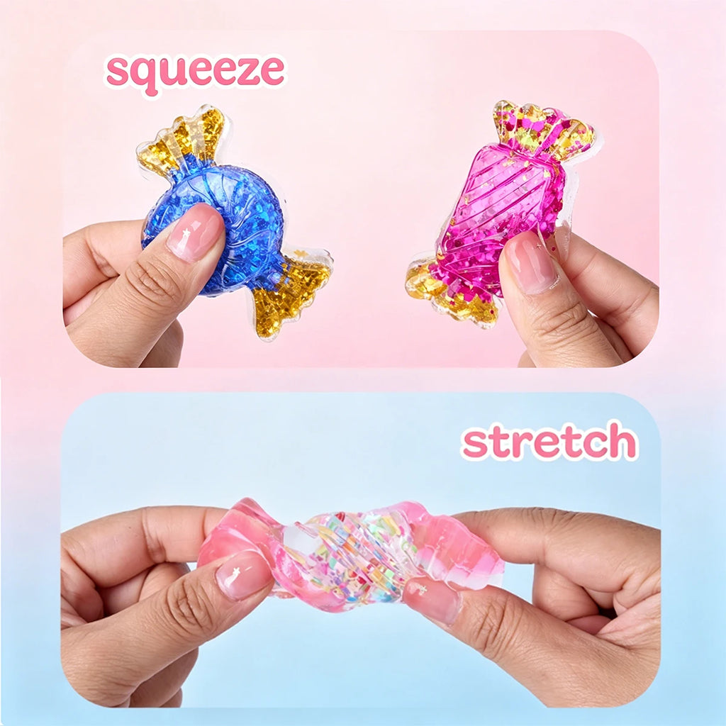 Candy Taba Squishy Kit Transparent Liquid Gel Silicone Squishy Making Tools 