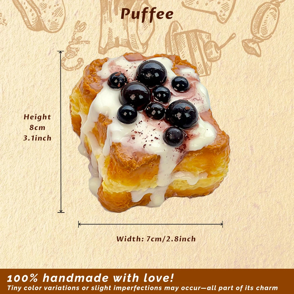 Boba Toast Food-grade Silicone Squishy Toy