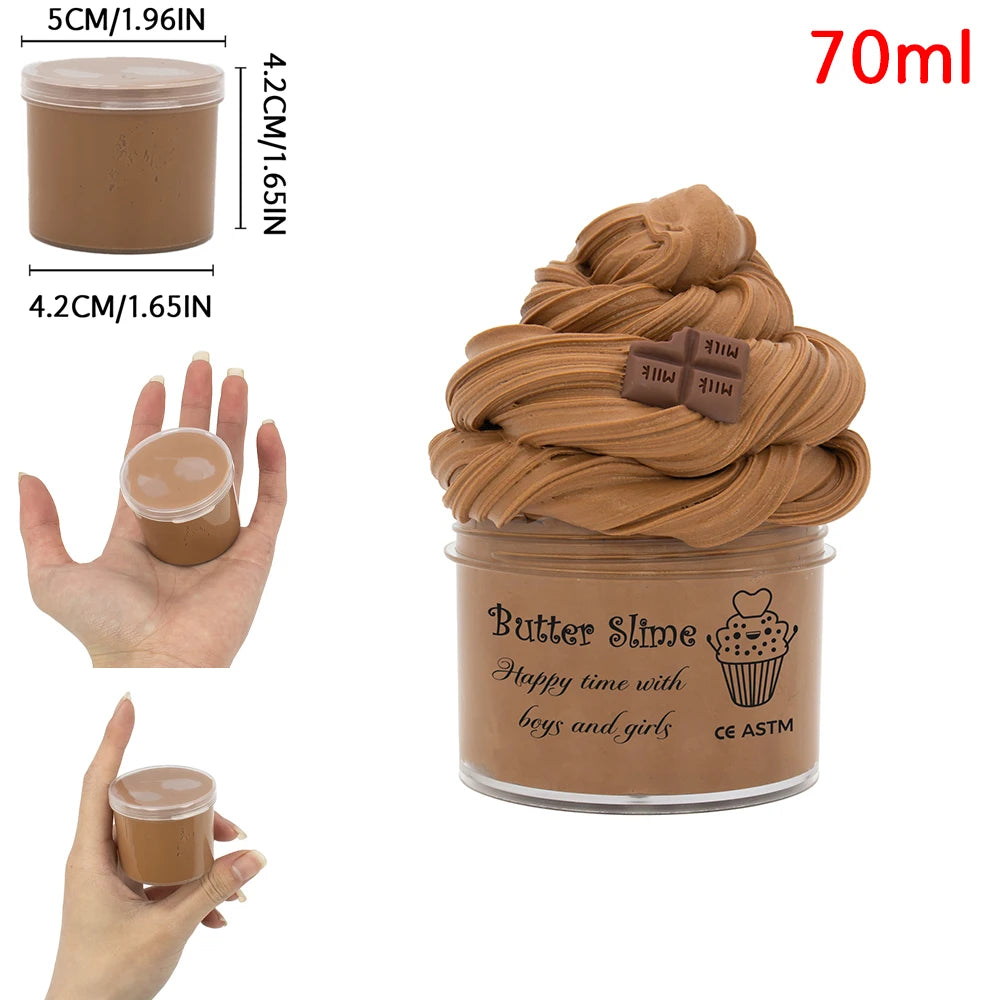 70ml Chocolate Cookies Butter Slime Kit