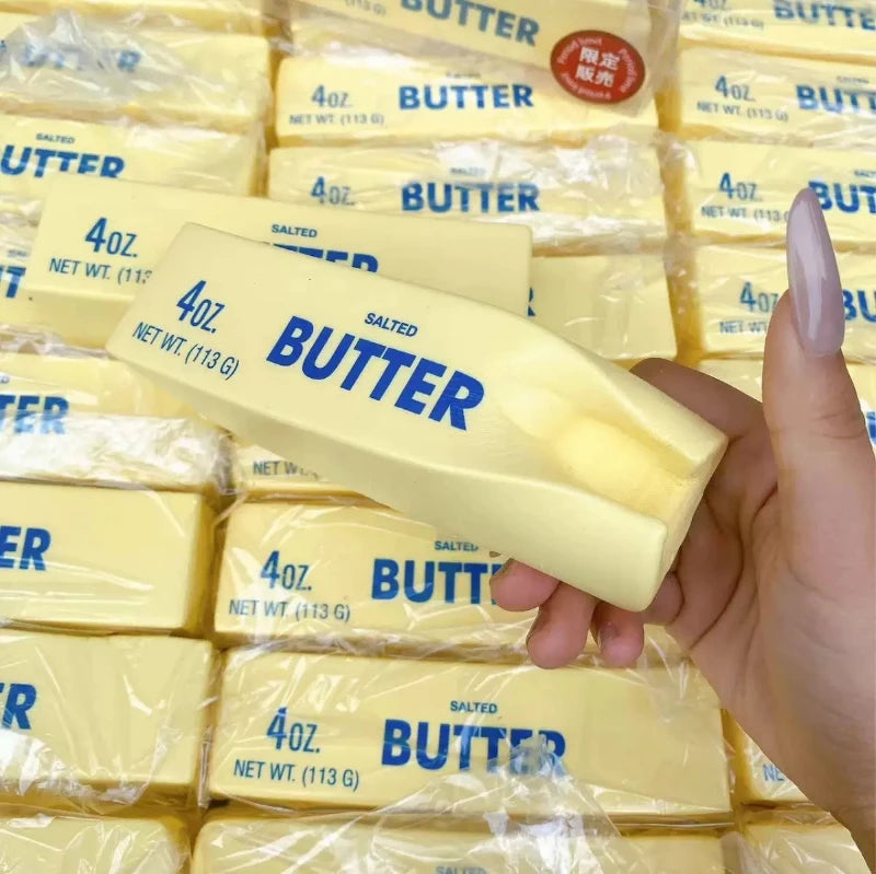 Slice Away Stress: Butter Sticks Squishy