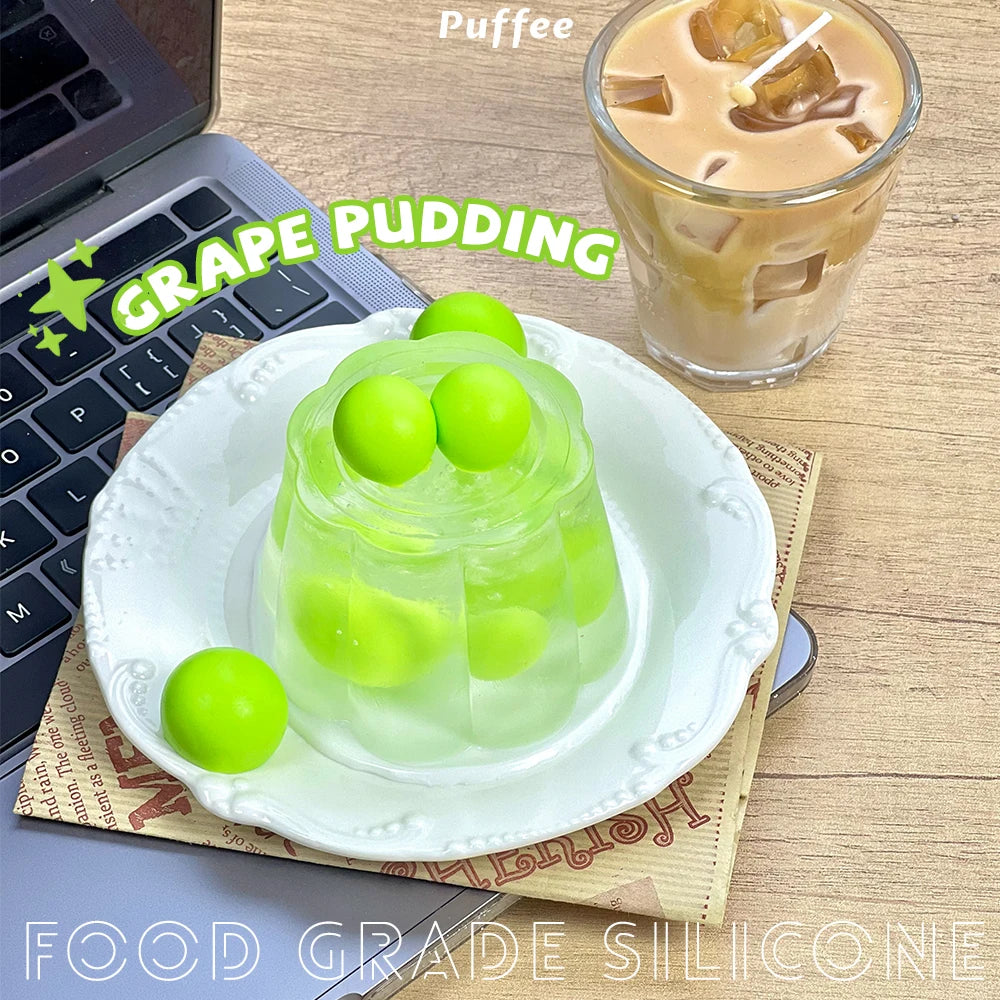 Grape Pudding Squishy Toy