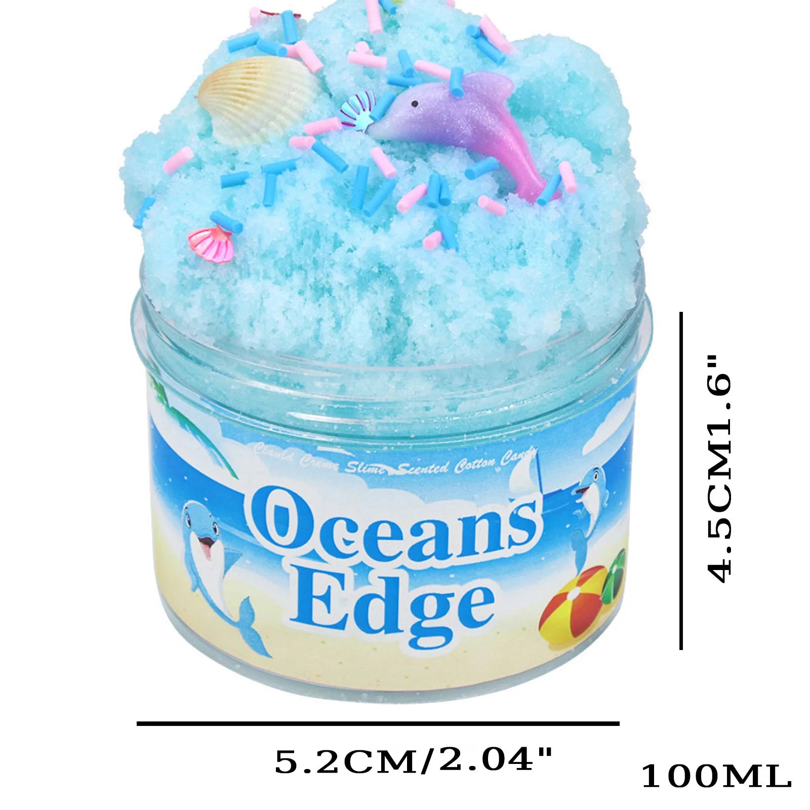 1Pack Beautiful Color Mixing Mud Puff Slime