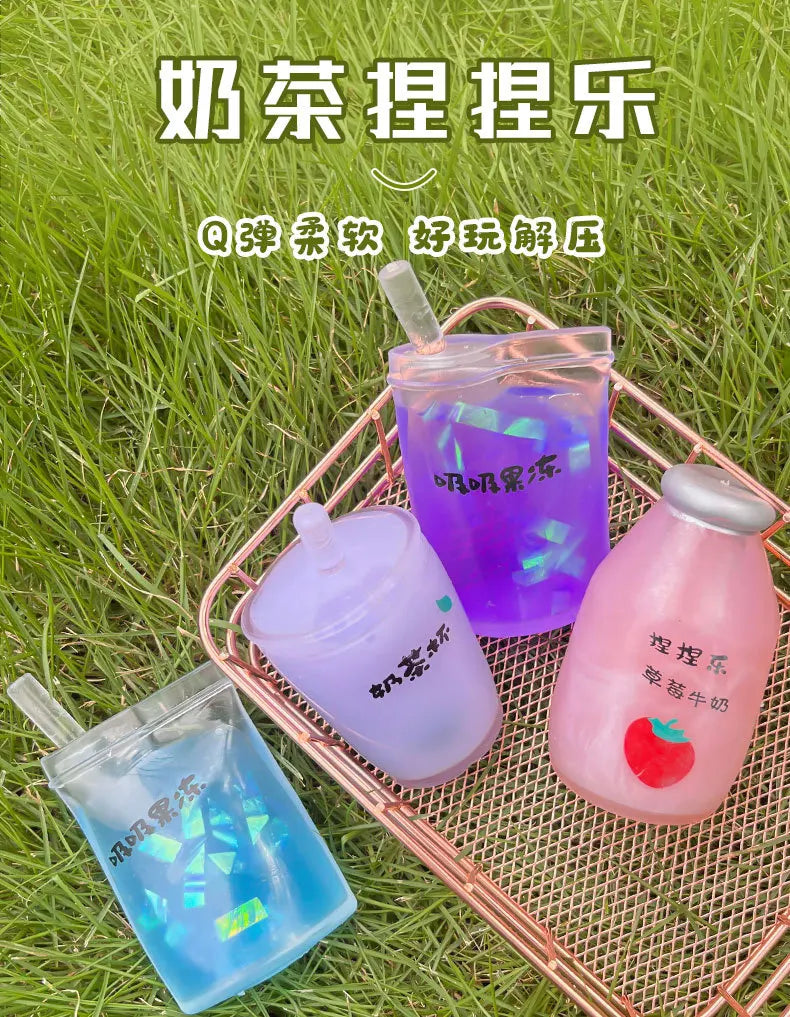 Beat Summer Stress: Kawaii Milk Tea Cup Squishy
