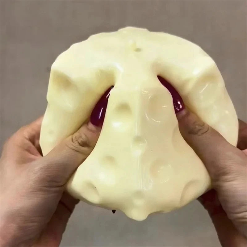 7CM Jumbo Cheese Cube Stress Ball