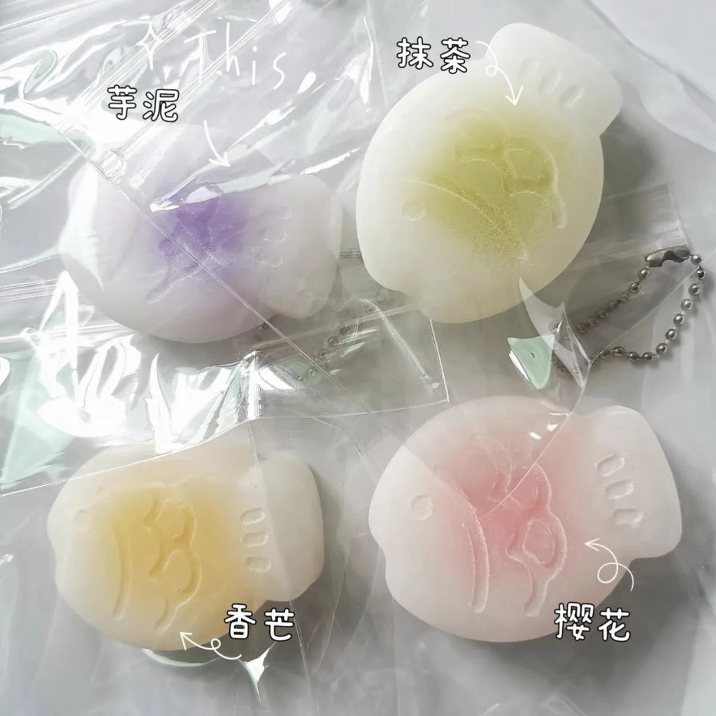 Soft Feel Sticky Taba Toys Taiyaki  Squishy