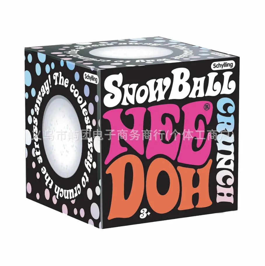 Winter Calm: Needoh Snow Ball Squeeze Toy