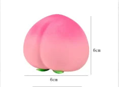 Peach Squishy Stress Ball