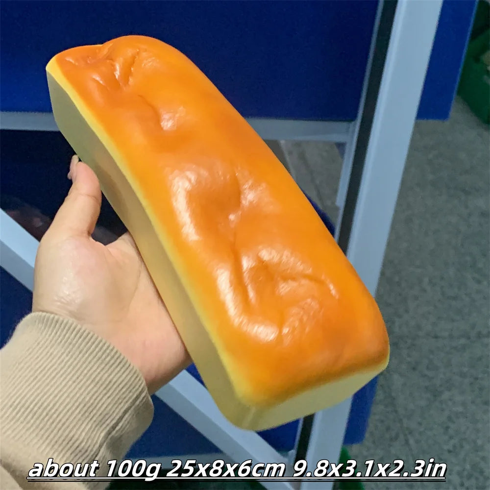 Cloud Comfort: Cheesy Sponge Squeeze Toy