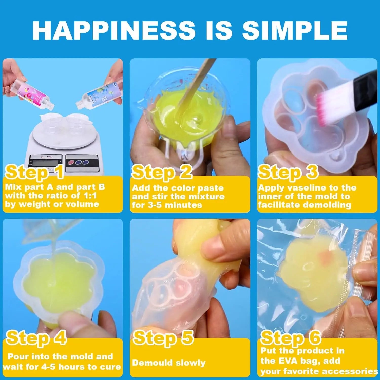 Liquid Silicone Squishy Maker Kits for Taba  Squishy