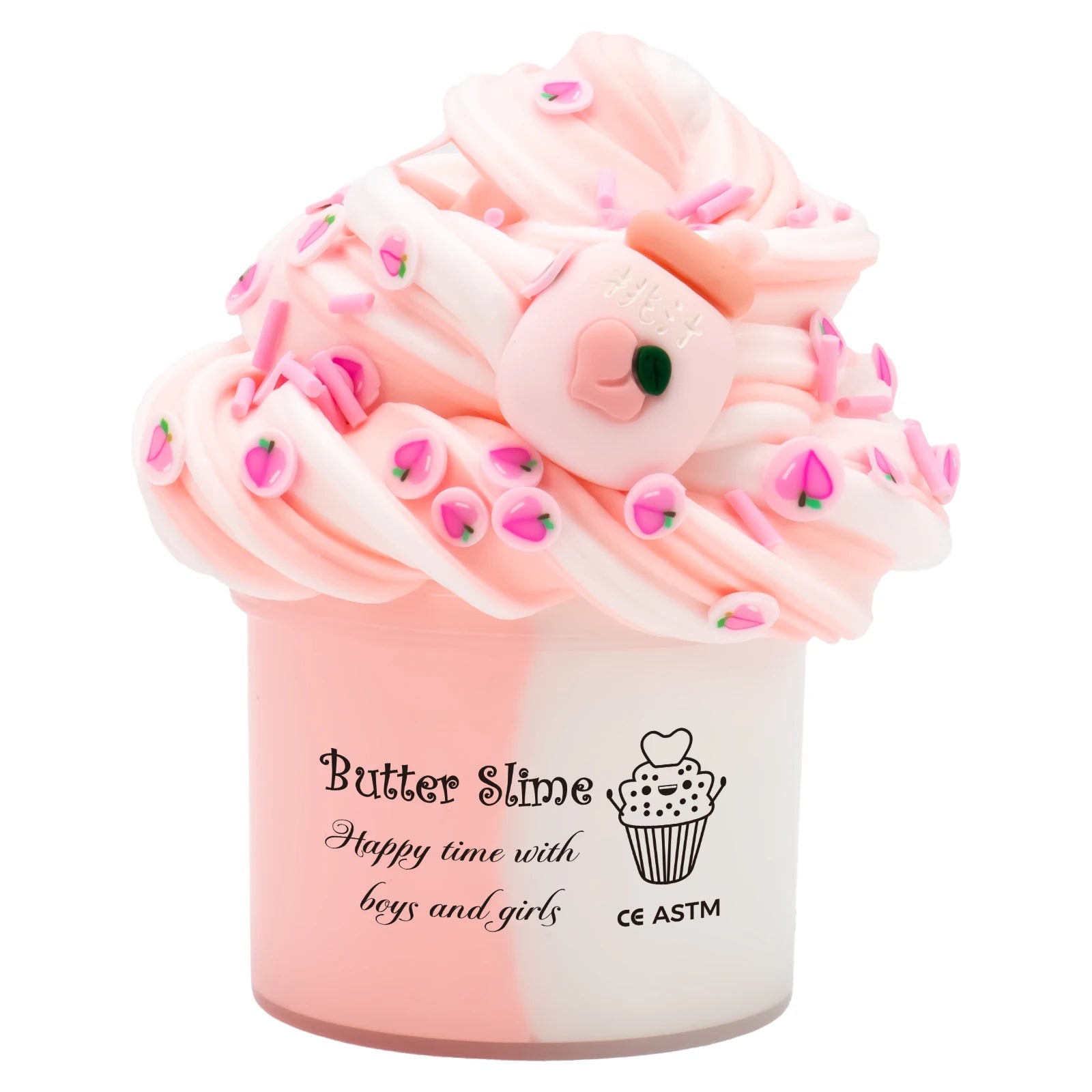 2.37oz Fluffy Two-Tone Butter Slime