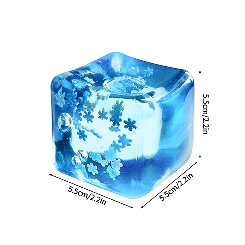 1/4PCS Squishy Maltose Cube Squeezing Balls