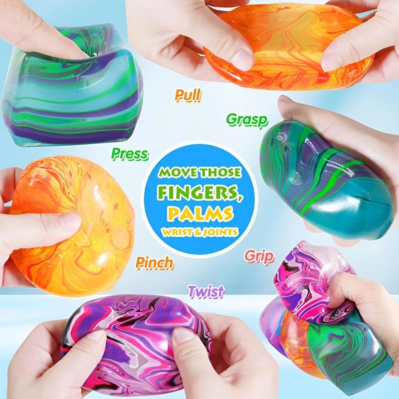 1/4PCS Squishy Maltose Cube Squeezing Balls