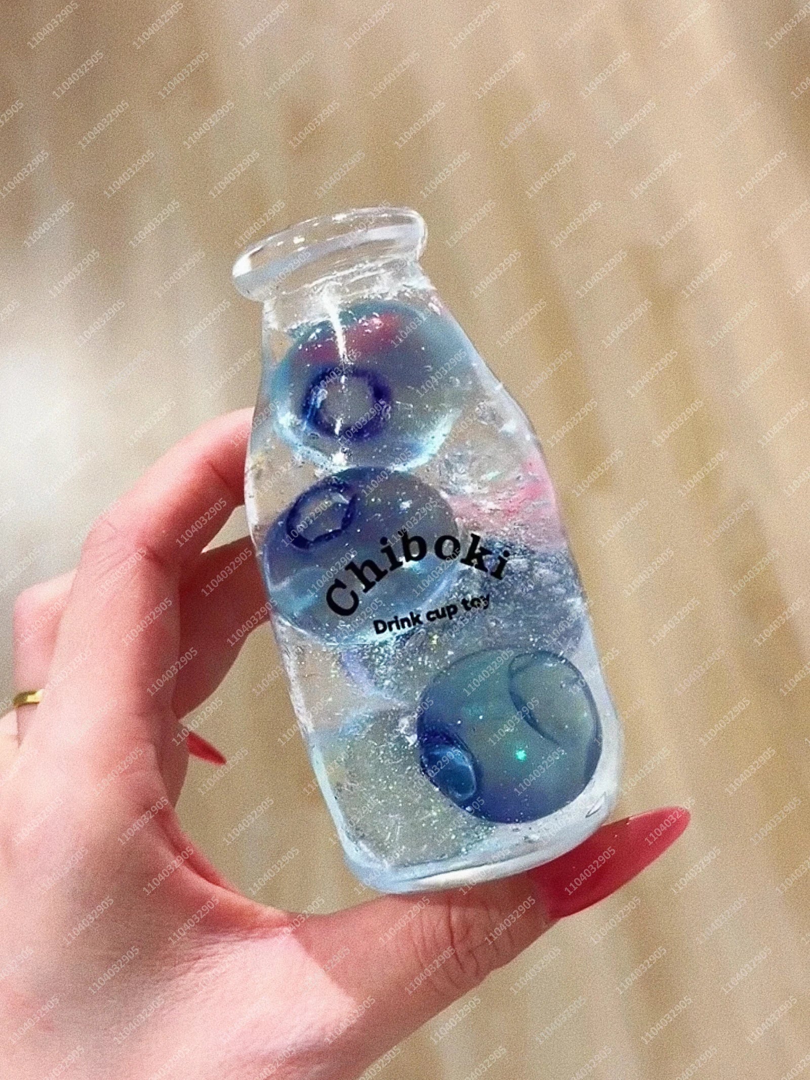 Fruit  Bottle Transparent Fidget toy