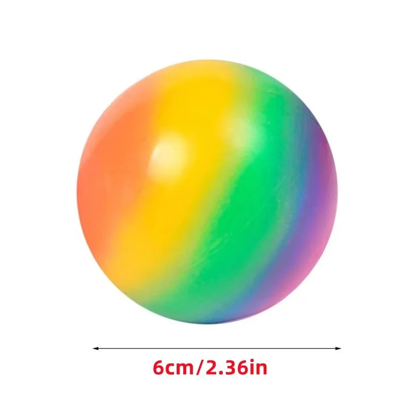 Gradient Rainbow Pinch Pink Ball