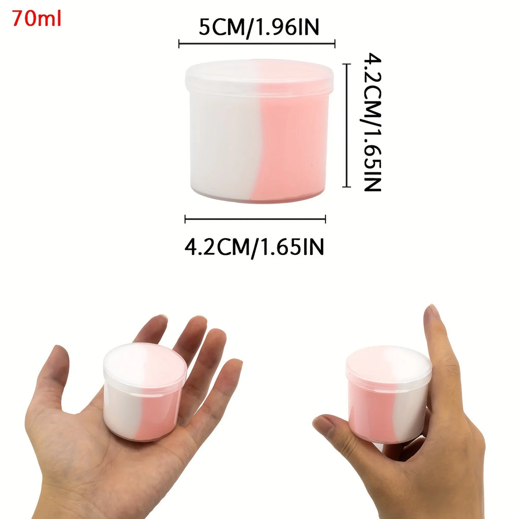 2.37oz Fluffy Two-Tone Butter Slime