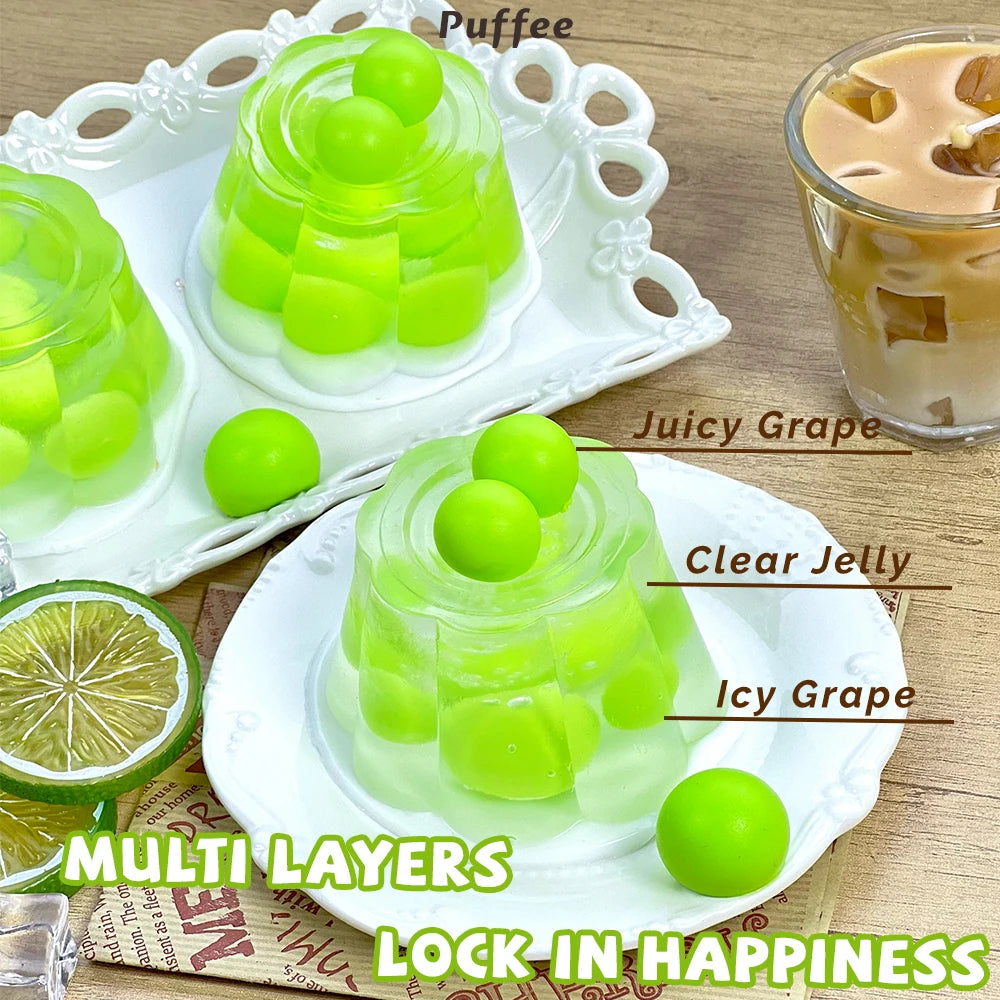 Grape Pudding Squishy Toy