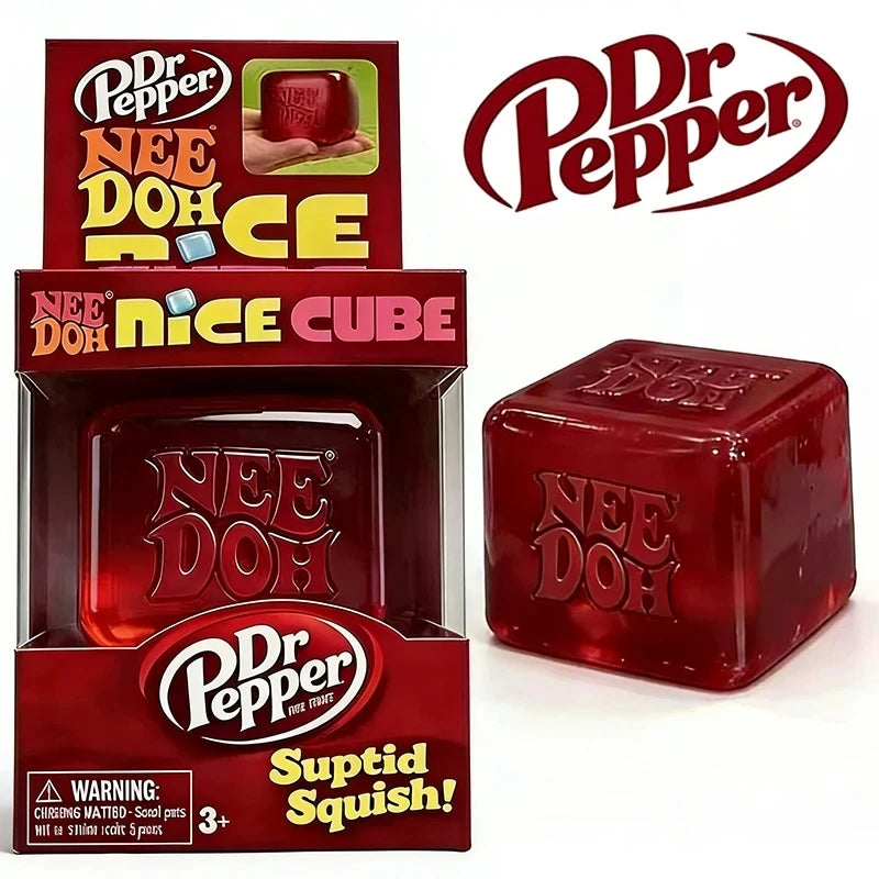 Needoh Dr.Pepper Nice Cube Squishy