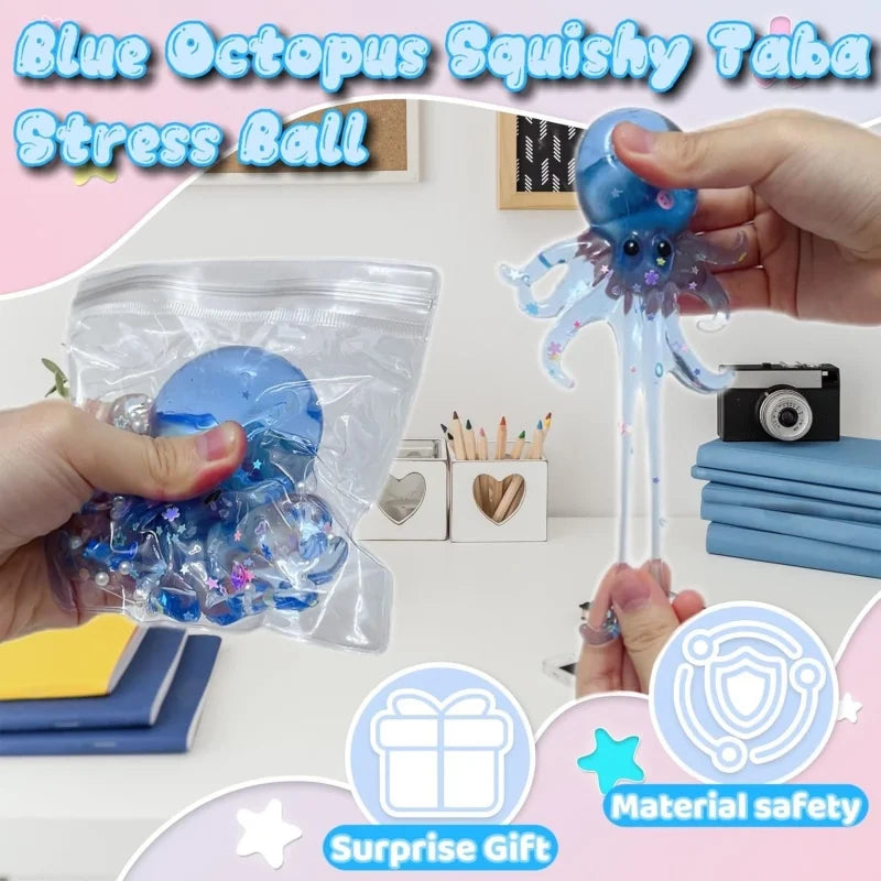 Glitter Octopus Taba Squishy