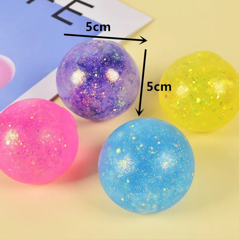 Maltose Colorful Aurora Duck Squeeze Toy