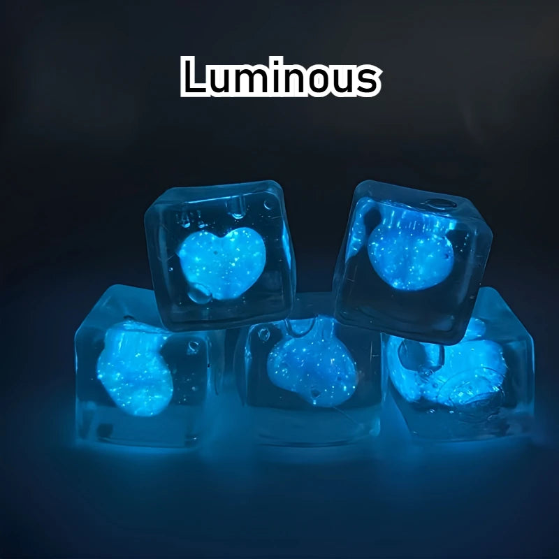 Glow Up Your Mood: Luminous Heart-Shaped Squeeze Toy