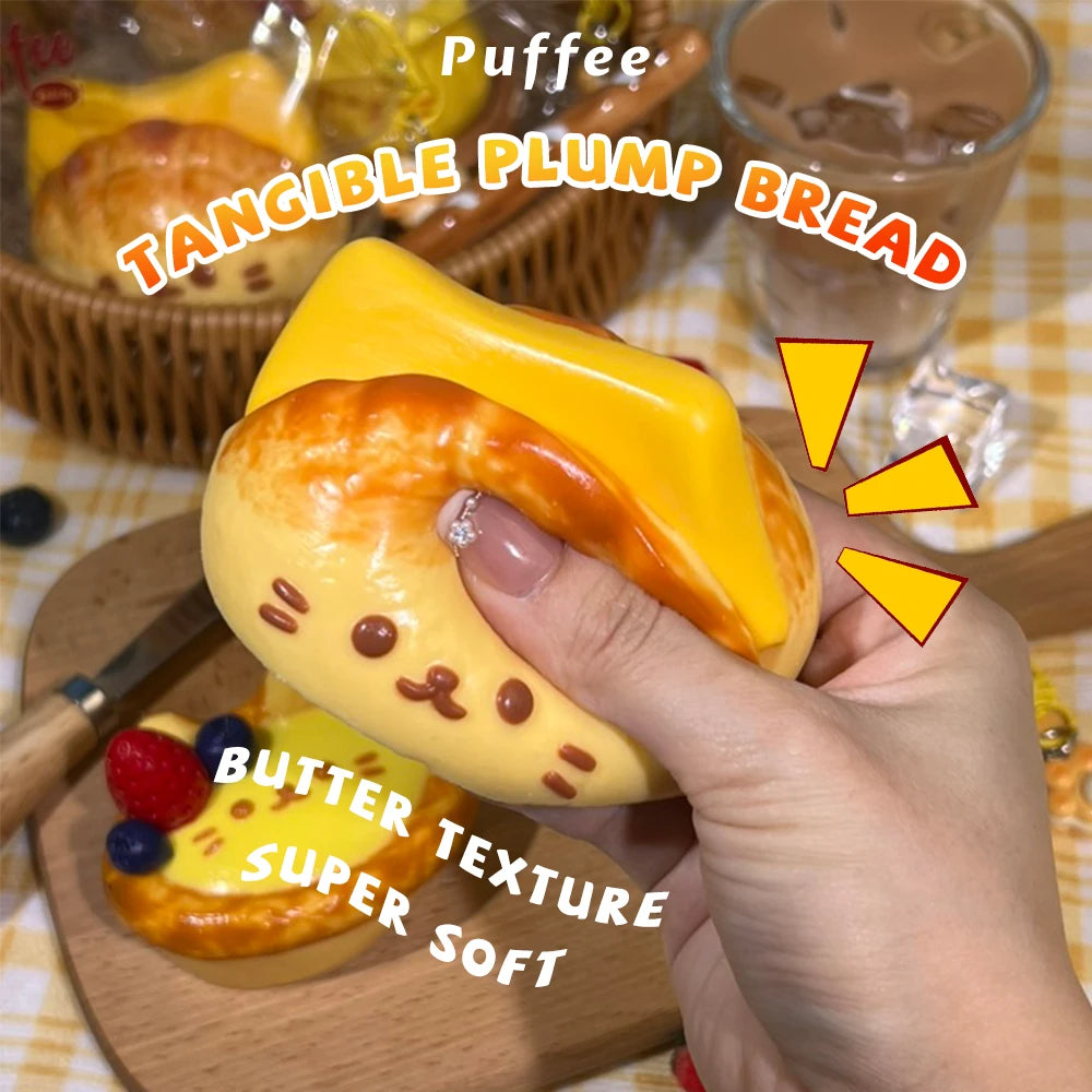 Kitten Cafe Food-grade Silicone Squishy Toy