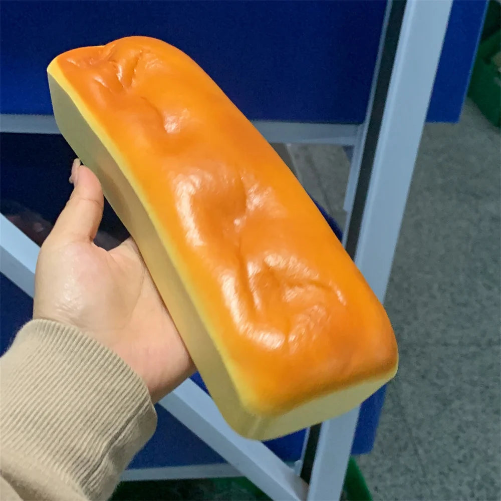 Cloud Comfort: Cheesy Sponge Squeeze Toy