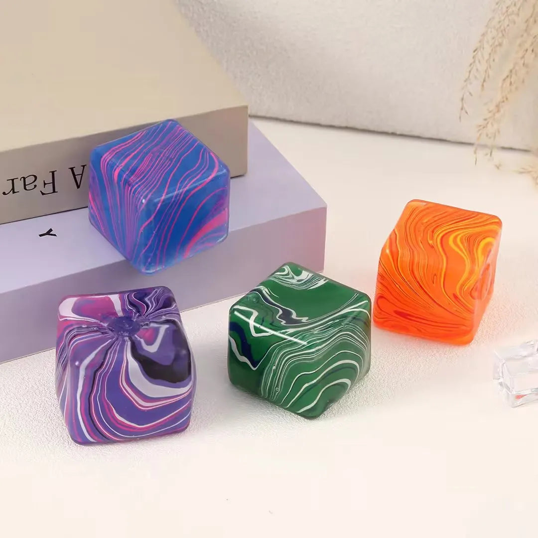 1/4PCS Squishy Maltose Cube Squeezing Balls