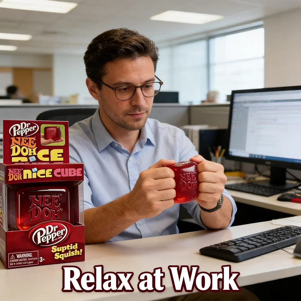 Needoh Dr.Pepper Nice Cube Squishy