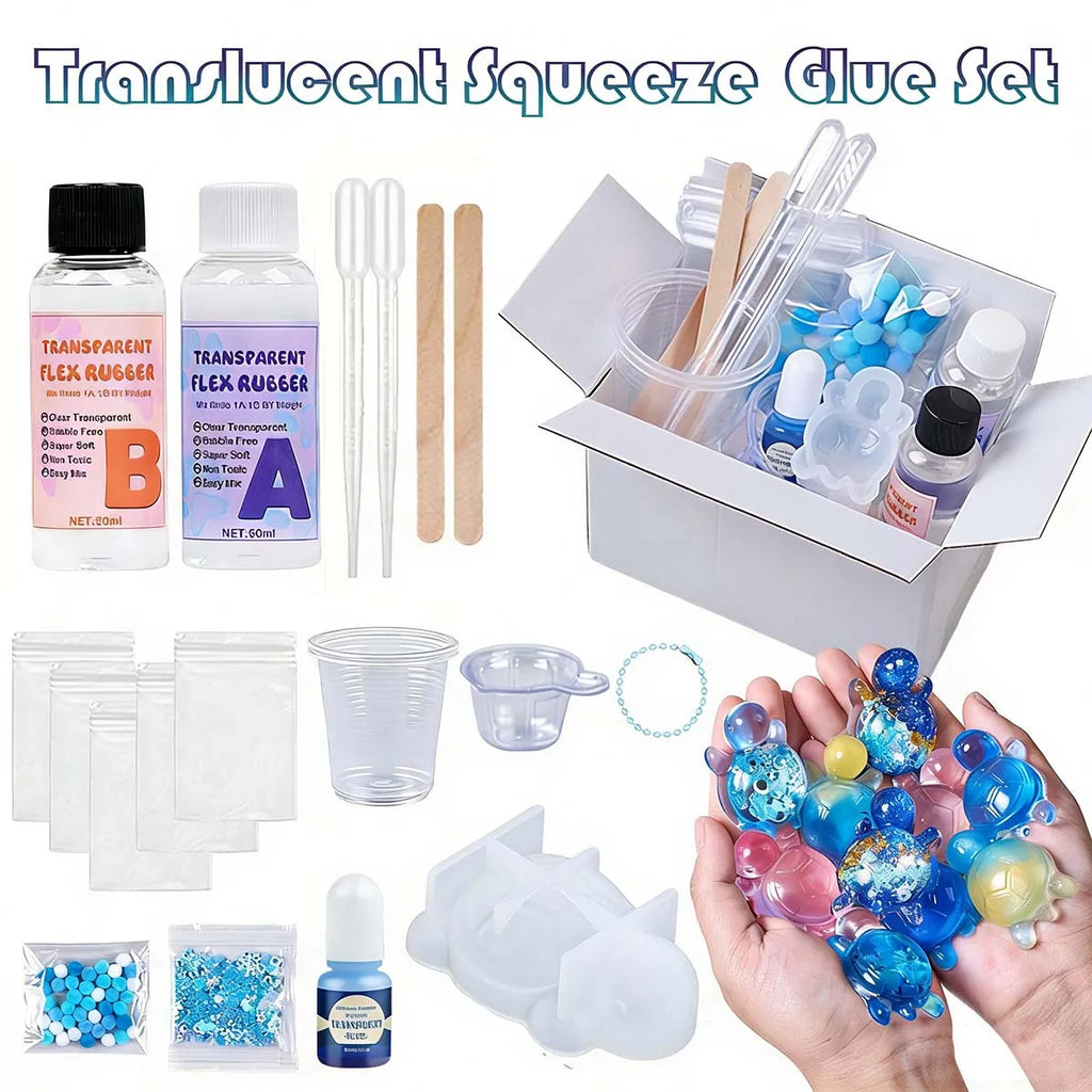 DIY Turtle Taba Squishy Toys Set