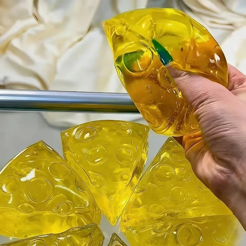 Squishy Honey Cheese Square Fidgets Toy