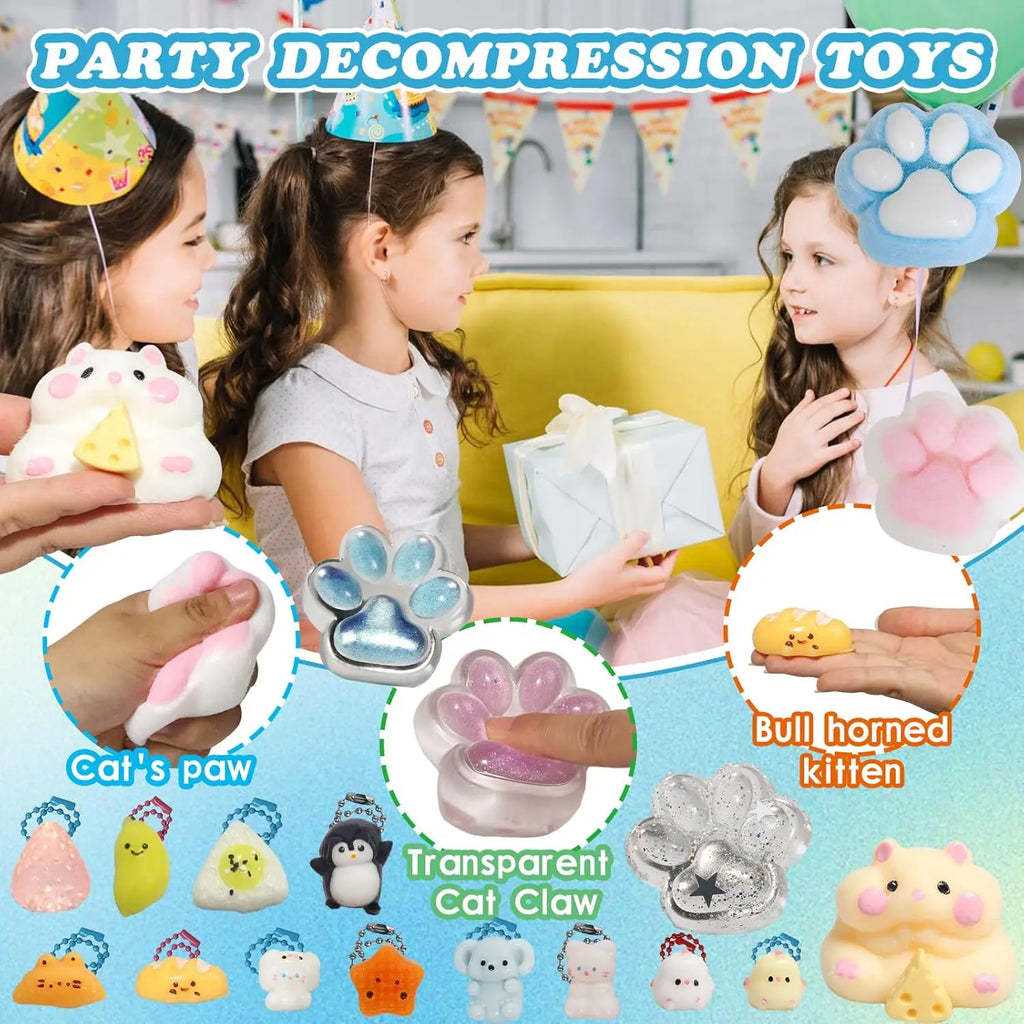 20-Piece Squishy Fidget Toy Set for Kids