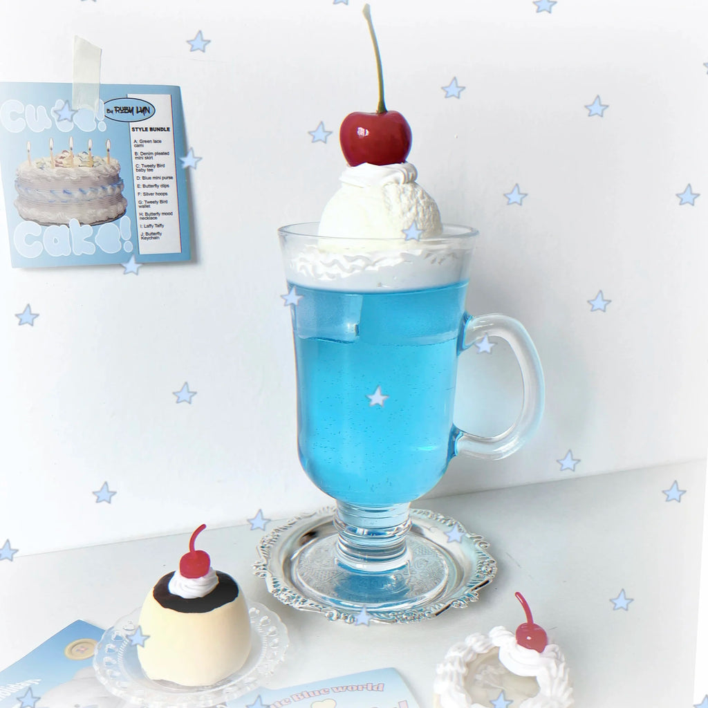 Blue Soda Drink Squishy