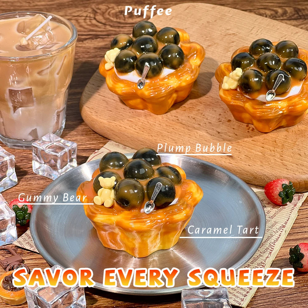 Bubble Tart Toast Taba Squishy Toy