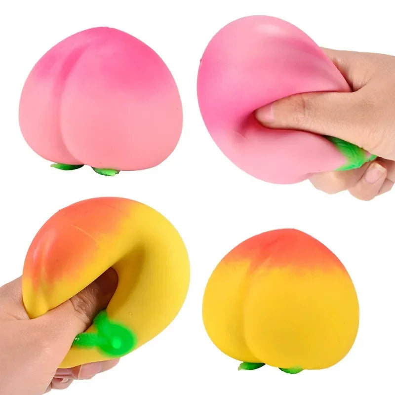 Peach Squishy Stress Ball