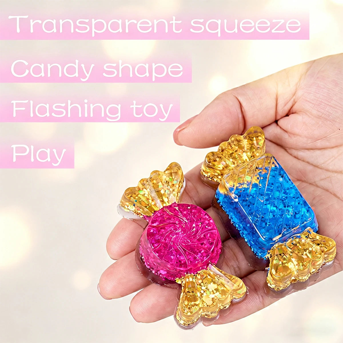 Candy Taba Squishy Kit Transparent Liquid Gel Silicone Squishy Making Tools 