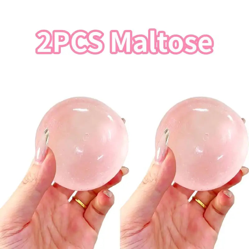 1/4PCS Squishy Maltose Cube Squeezing Balls