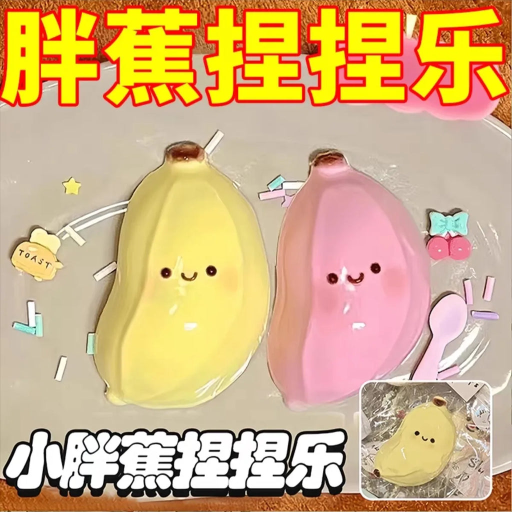 Cute Banana Squishy Toy Fake Food