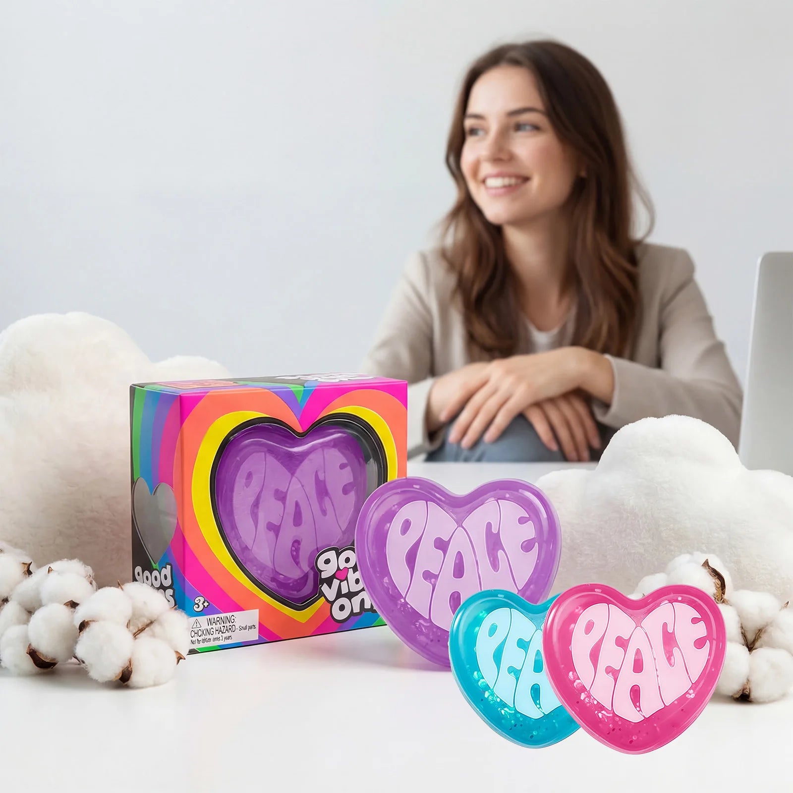 Needoh Heart Squishy Toy