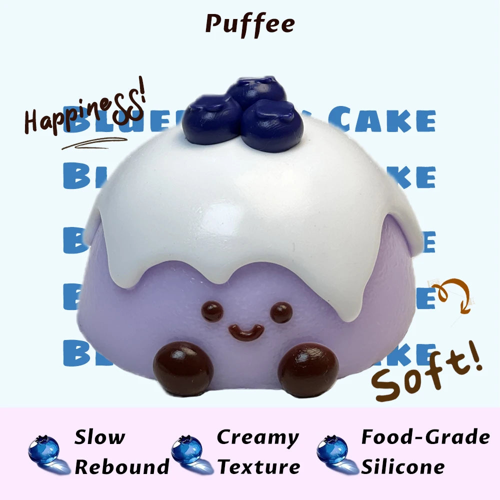 Sticky JC Blueberry Cake  Squishy Toy