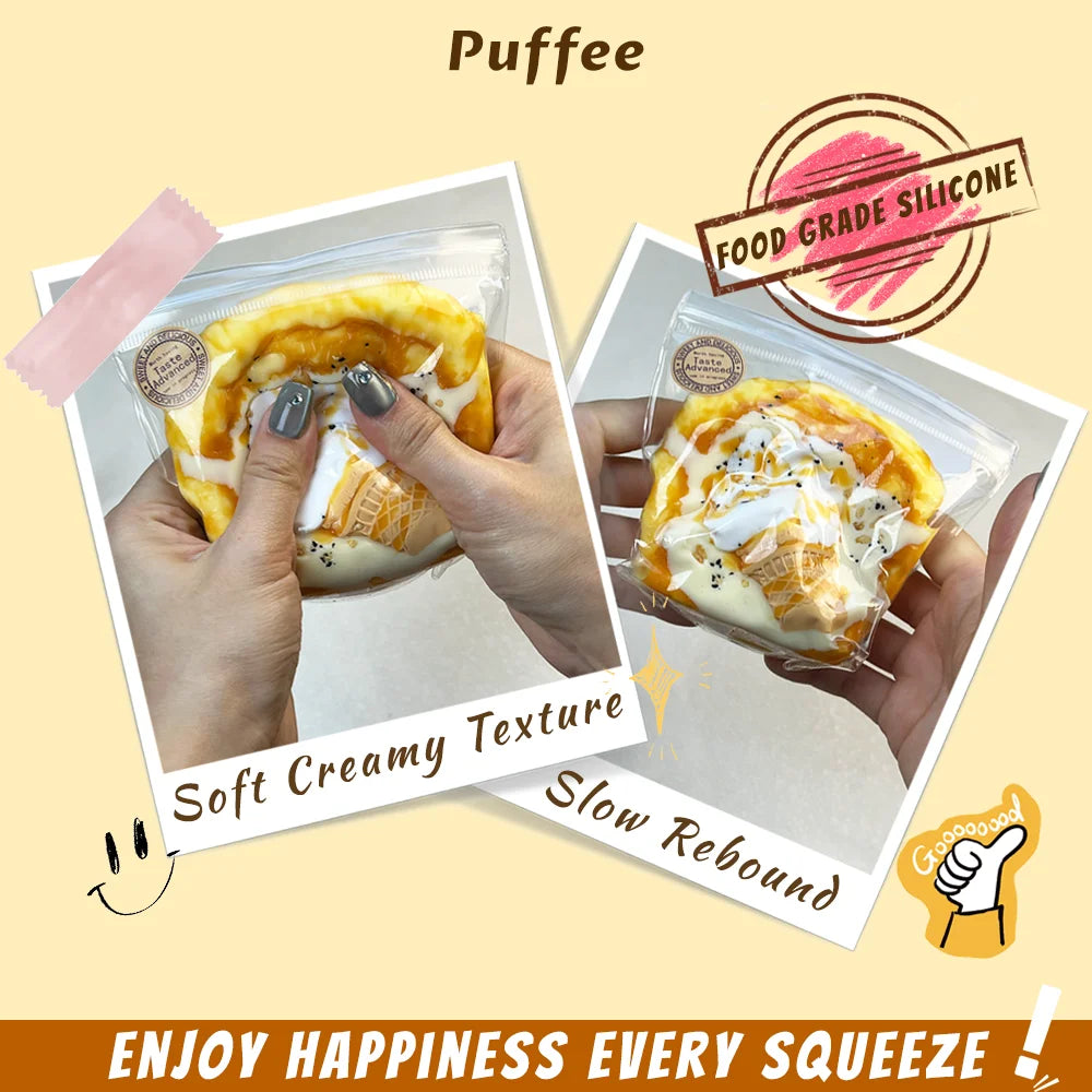 Ice Cream Toast  Taba Squishy