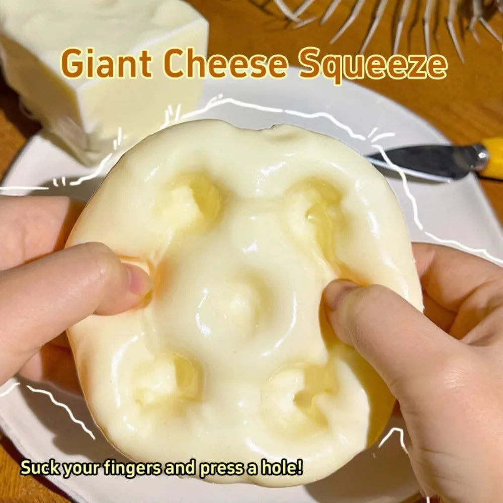 Cheesy Comfort: Taba Cheese Cube Squishy Toy