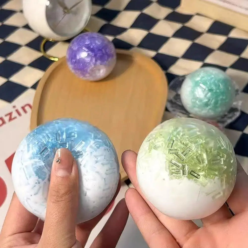 Crystal Clear Calm: Ice Cracked Crispy Squishy