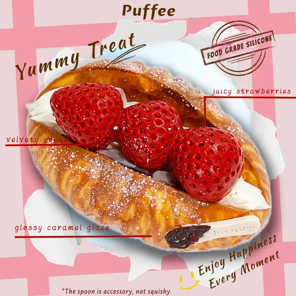Cream Bread Toast Squishy Toy