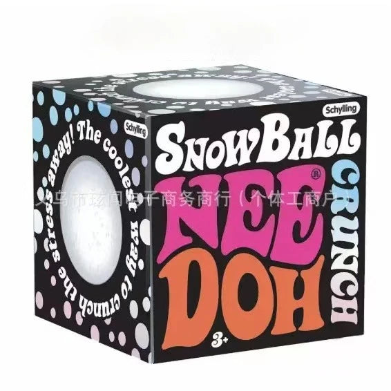 Winter Calm: Needoh Snow Ball Squeeze Toy