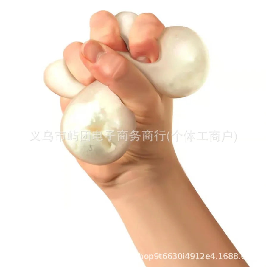 Winter Calm: Needoh Snow Ball Squeeze Toy