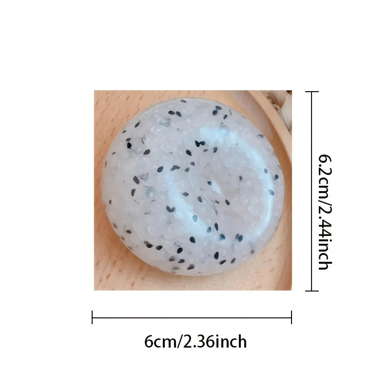 Sticky Sweet Relief: Glutinous Rice Squeeze Ball Toy